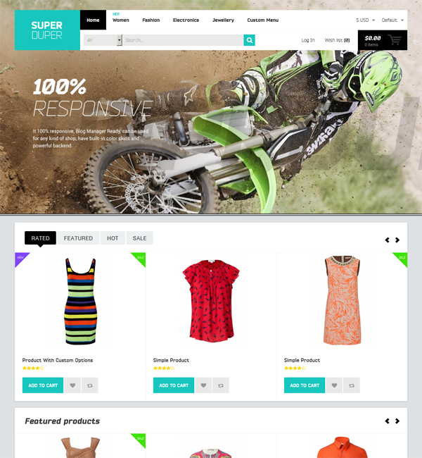 Super Duper : Ultimate Responsive Magento Theme 