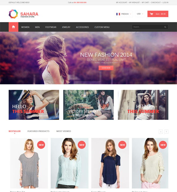 SAHARA - Ultimate Responsive Magento Themes