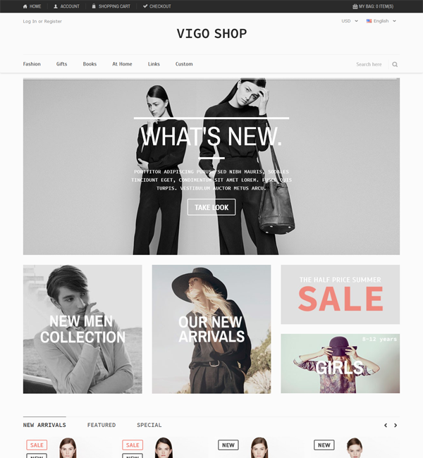 Vigo Shop - Premium Responsive Magento Theme