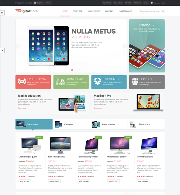 Ves Digital Store - Responsive Magento Theme
