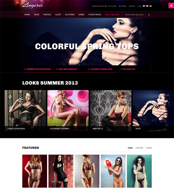 JM Lingerie - Responsive theme for Lingerie Store 