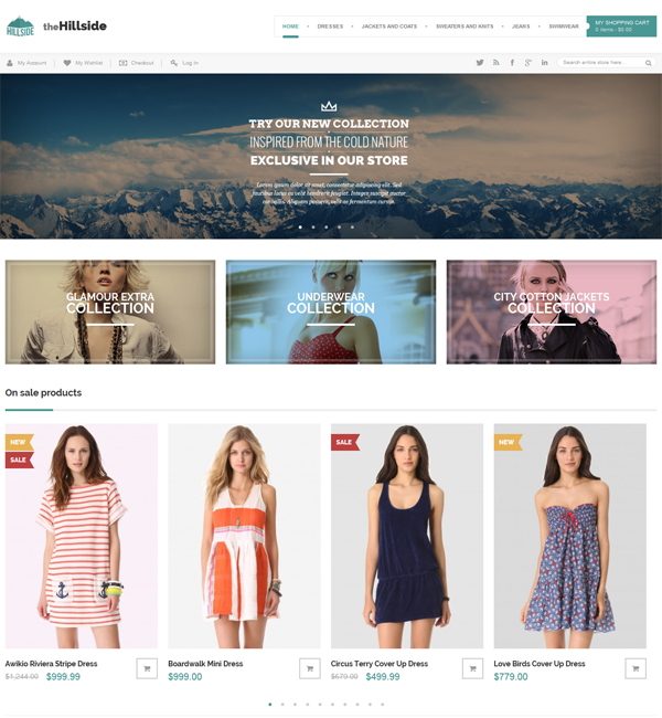 Hillside - Responsive & Retina Ready Magento Theme