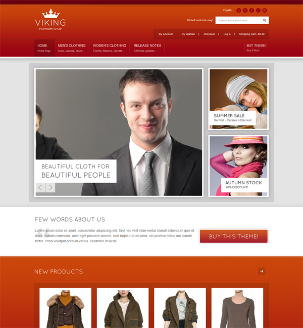 Viking - Responsive Magento Theme