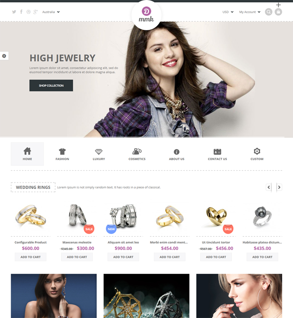 SNS Dmmk - Responsive Multipurpose Magento Theme 