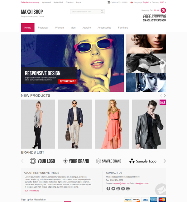 Maxxi - Responsive Magento Theme