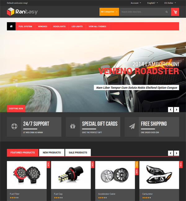 Rantasy - Responsive Magento Theme 