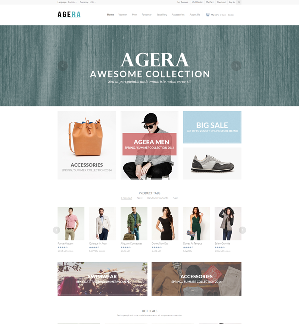 Agera - Responsive Magento Theme 