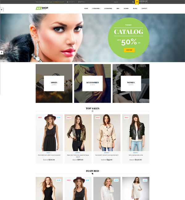 Ves AZ Shop Responsive Multipurpose Magento Theme 