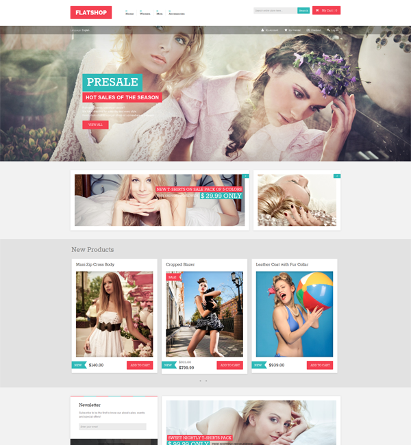 Flatshop - Responsive Magento Theme 