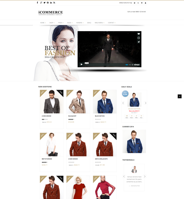 iCommerce Responsive Magento theme 
