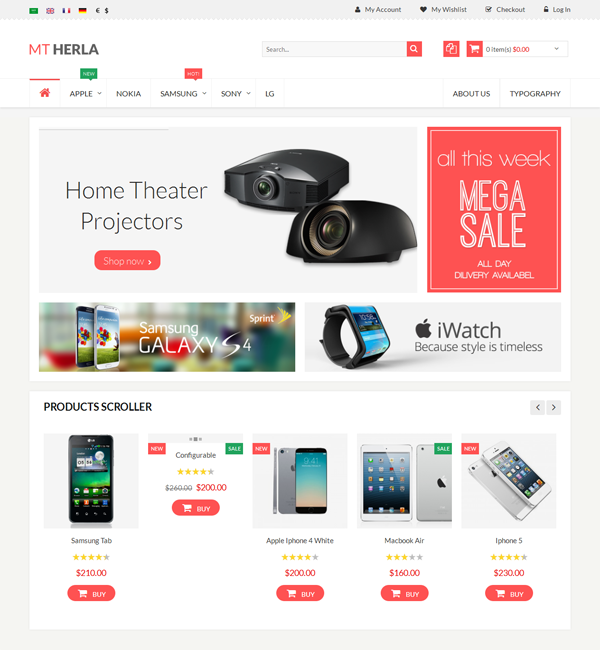  MT Herla Responsive Hitech Magento Theme 