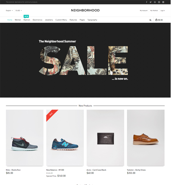  Neighborhood - Ultimate Responsive Magento Theme 