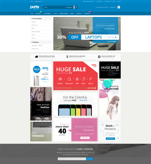 Porto eCommerce - Ultimate Magento Theme