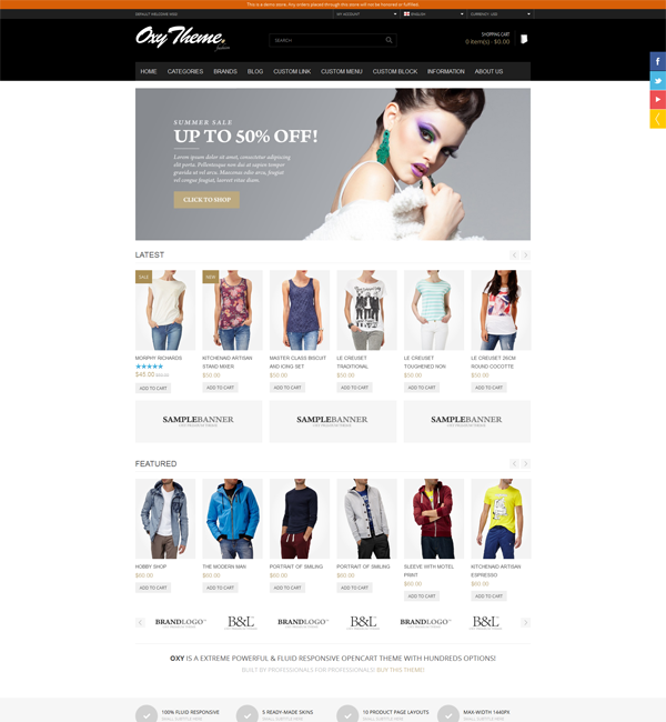 OXY - Multi-Purpose Responsive Magento Theme