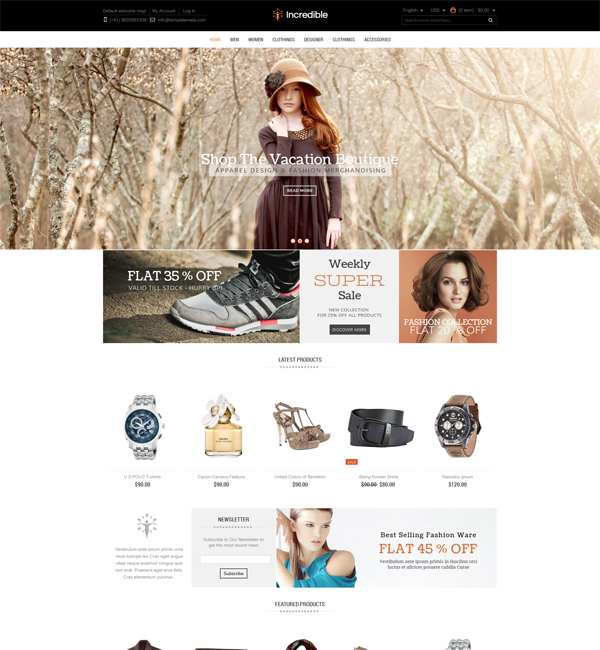 Incredible - Magento Responsive Theme