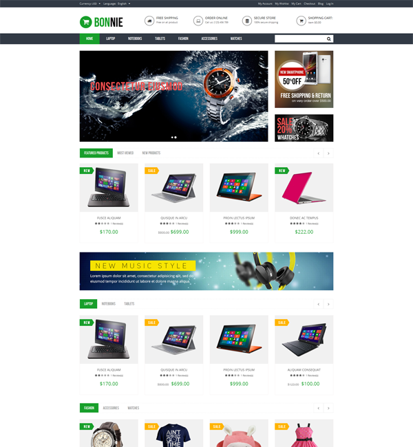 Bonnie - Premium Responsive Magento Theme