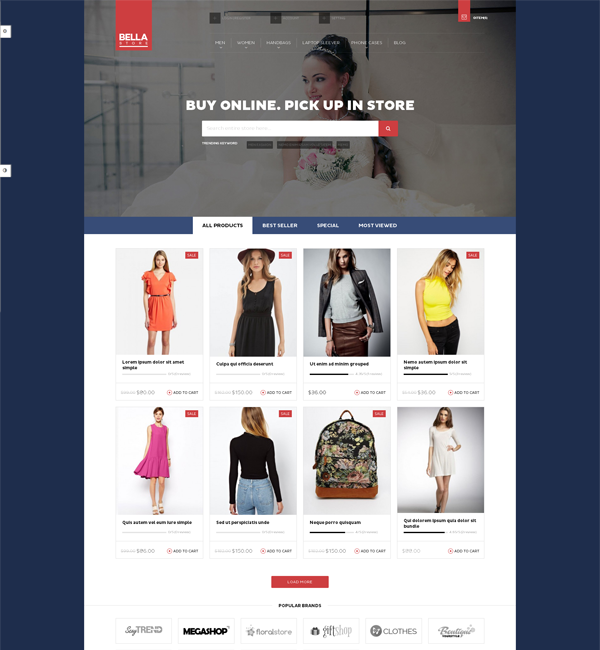 Ves Bella - Magento Theme