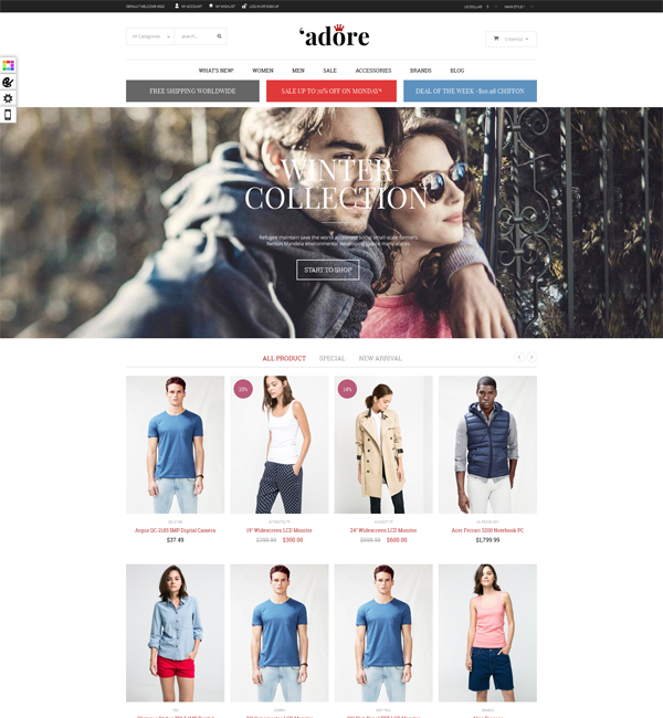 Responsive Magento Theme - Adore