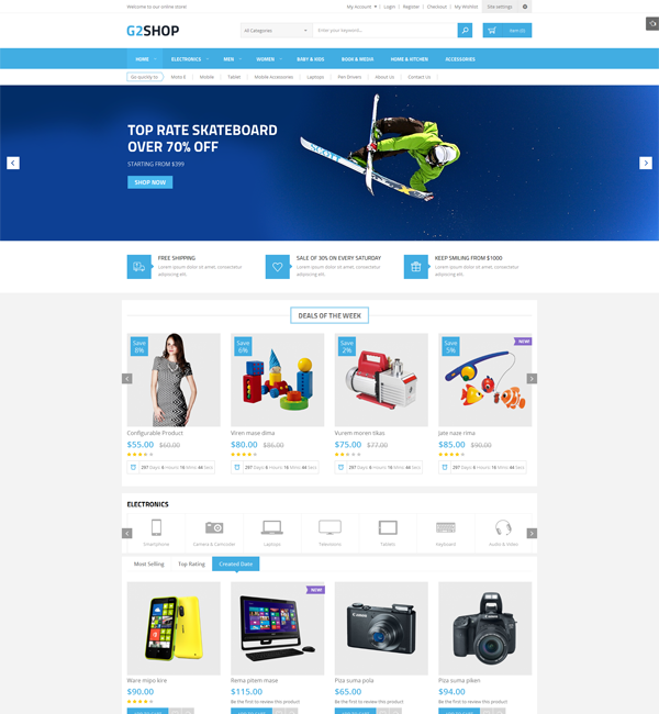 G2shop - Multipurpose Responsive Magento Theme