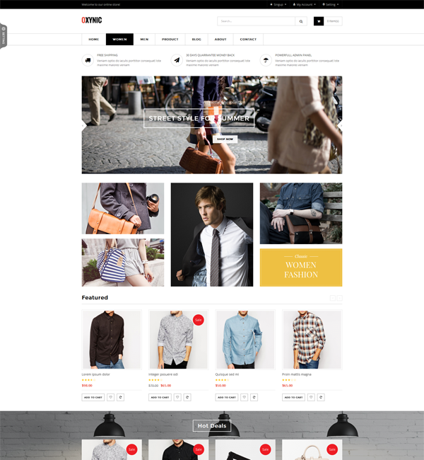 ET Oxynic - Responsive Multipurpose Magento Theme 