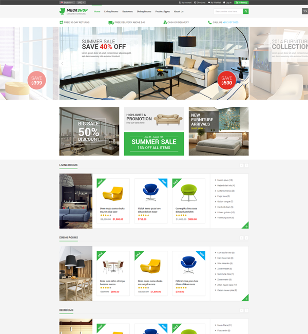 Megashop - Multipurpose Responsive Magento Theme