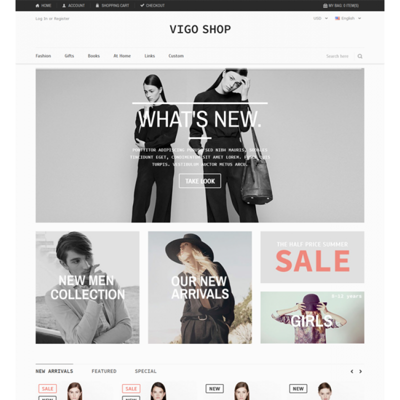 Vigo Shop - Premium Responsive Magento Theme