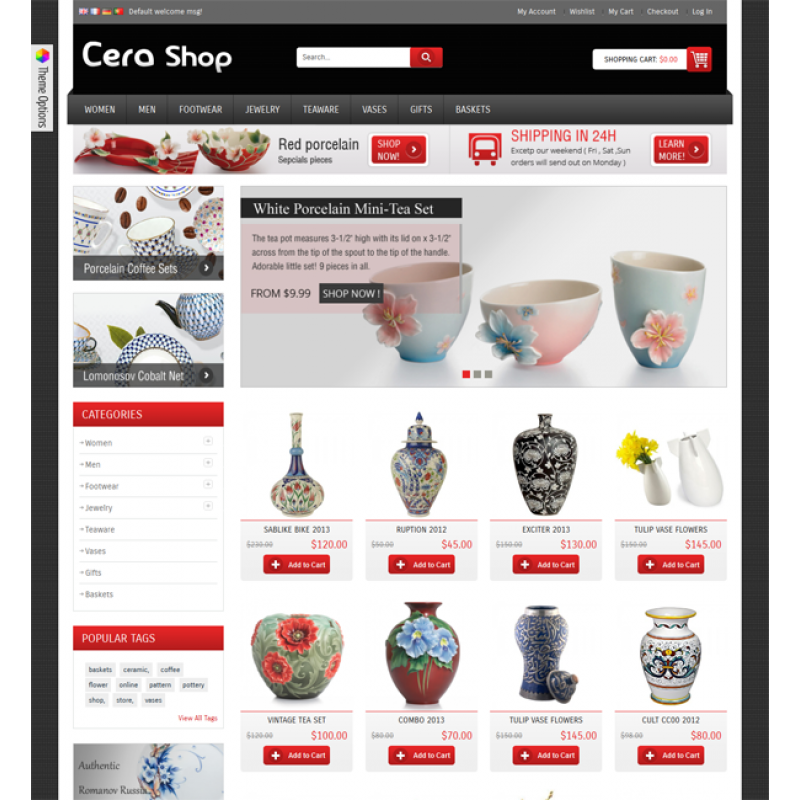 CeraShop Responsive Magento Theme