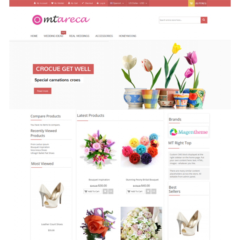 Areca - Multi-Purpose Responsive Magento Theme