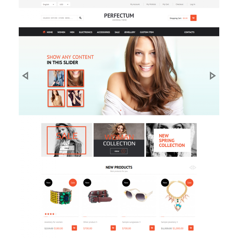 Perfectum – Premium Responsive Magento theme