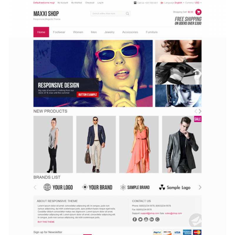 Maxxi - Responsive Magento Theme