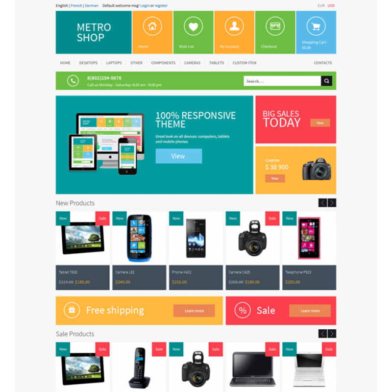 MetroShop – Premium Responsive Magento theme