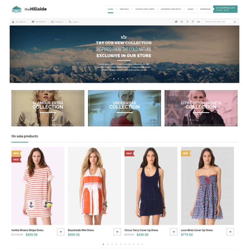 Hillside - Responsive & Retina Ready Magento Theme
