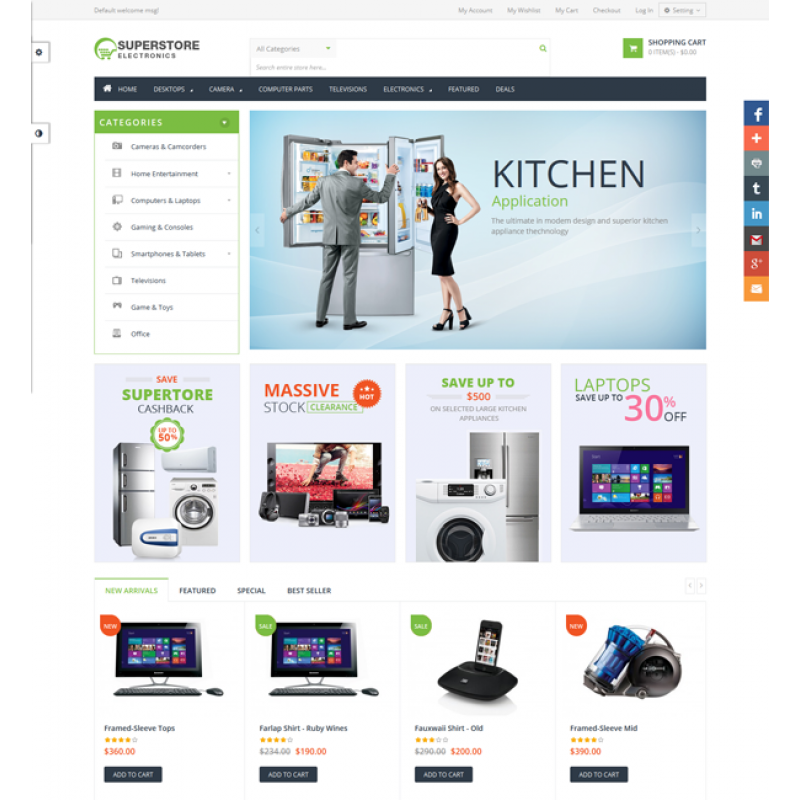 Ves Super Store Responsive Magento Theme
