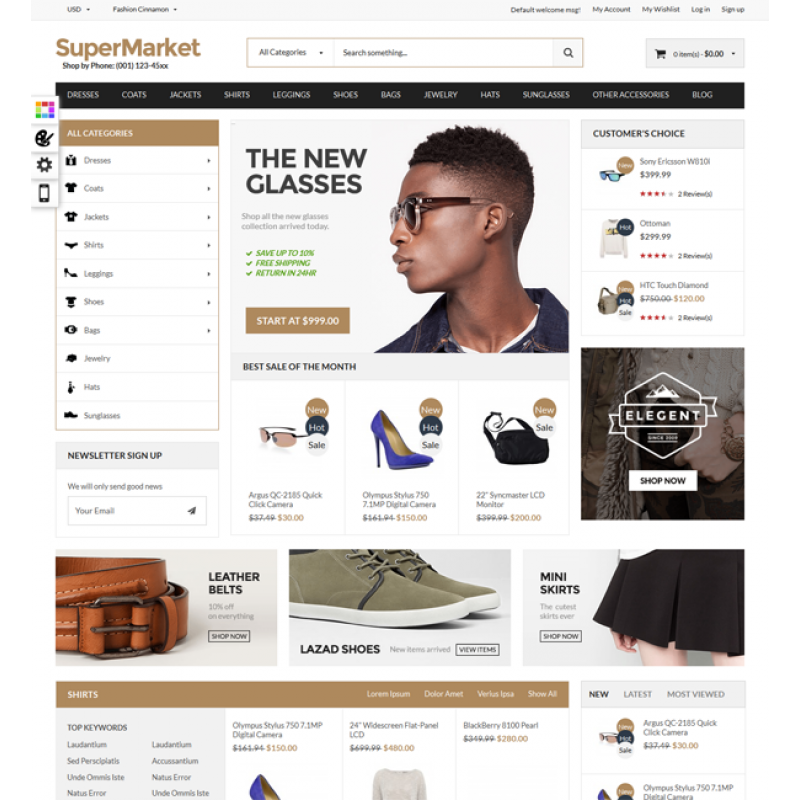 Supermarket & Deal - Responsive Magento theme