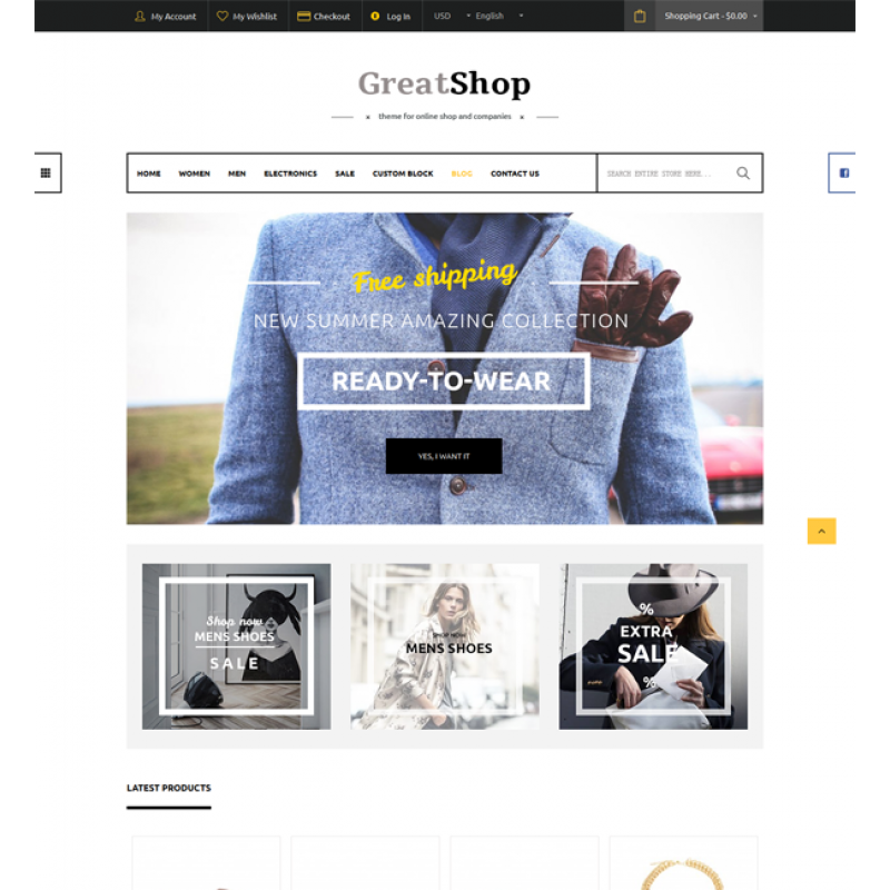 GreatShop – Premium Responsive Magento theme 