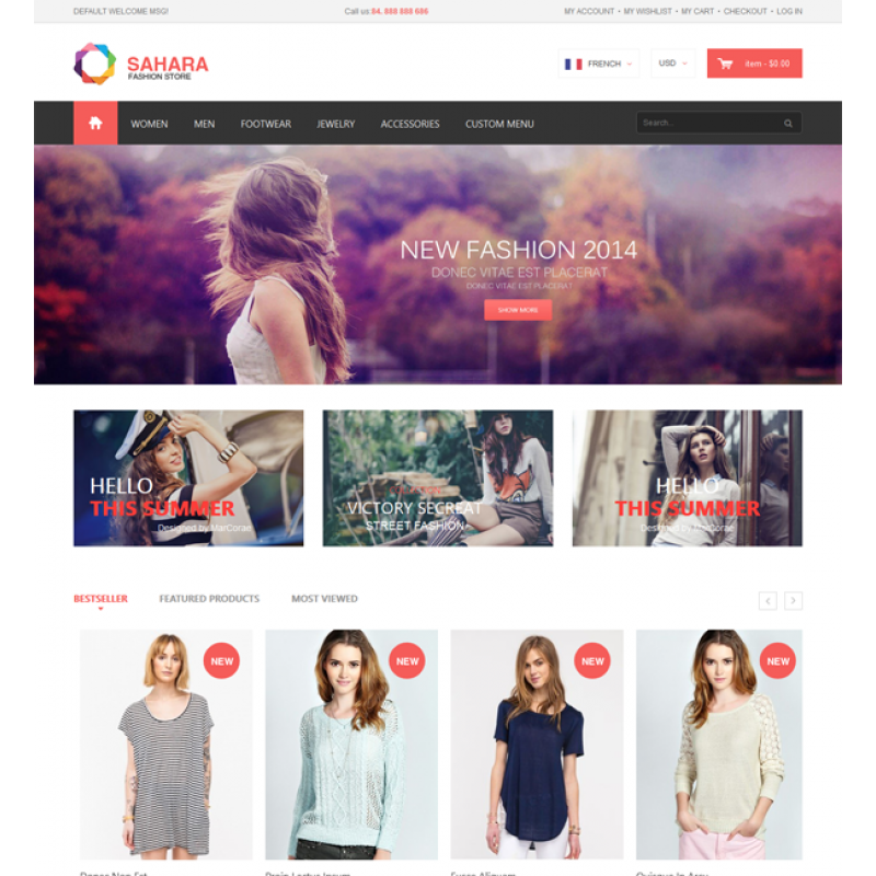 SAHARA - Ultimate Responsive Magento Themes