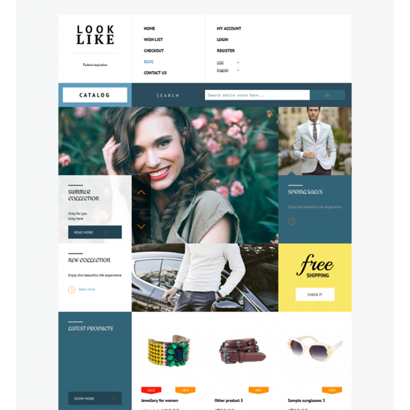 LookLike – Flat Premium Responsive Magento theme