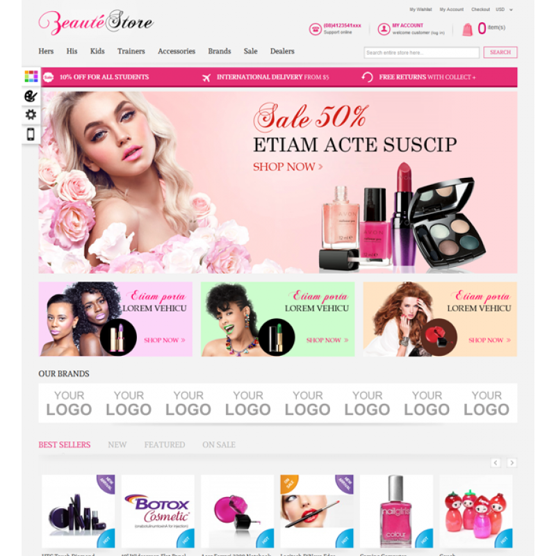 Responsive Magento Theme - EM Chaussure