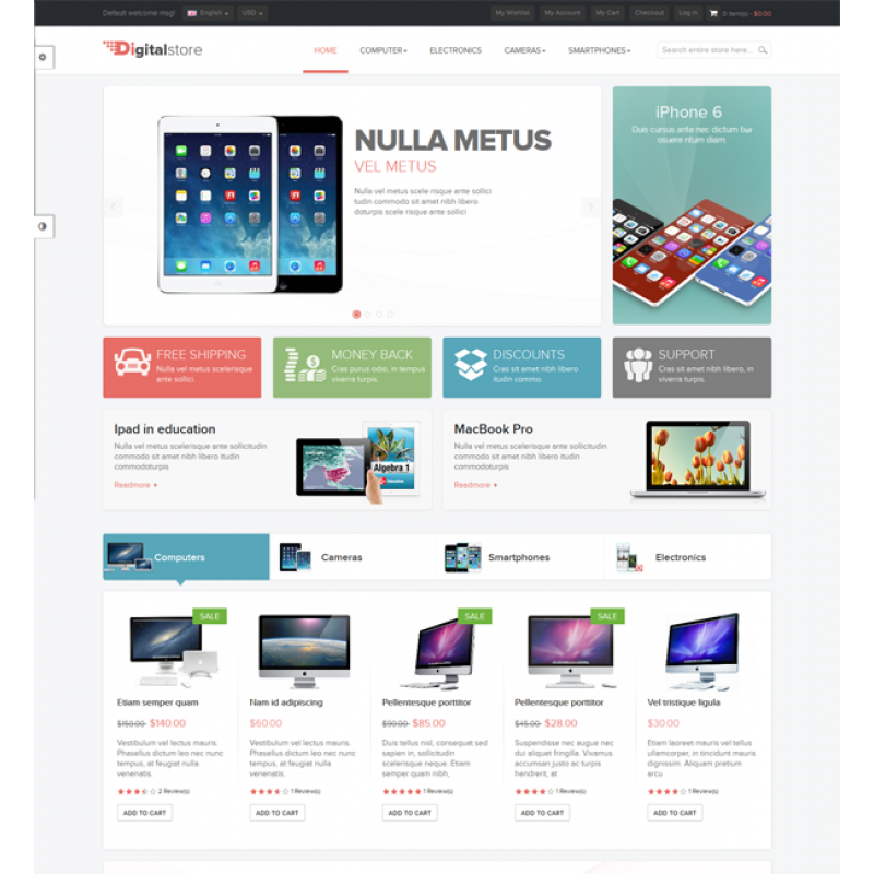 Ves Digital Store - Responsive Magento Theme