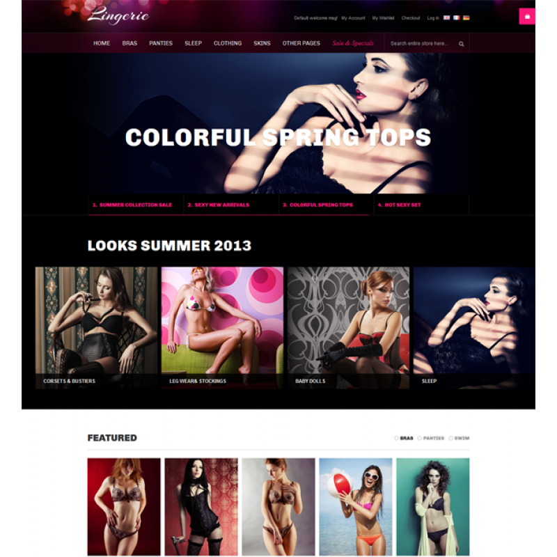 JM Lingerie - Responsive theme for Lingerie Store 