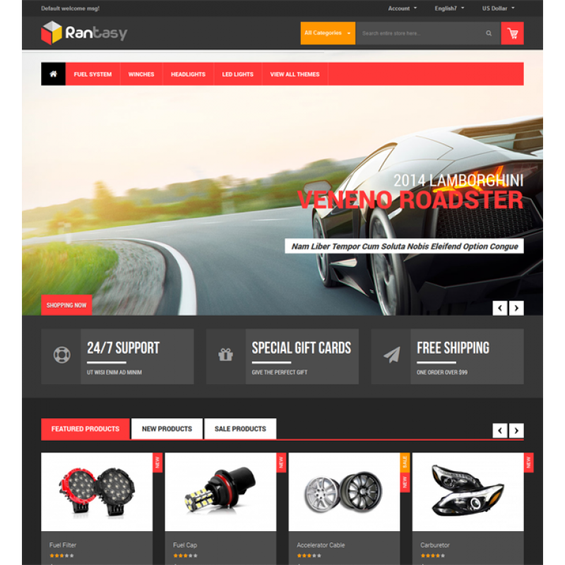 Rantasy - Responsive Magento Theme 