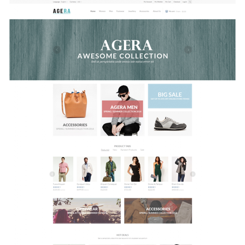 Agera - Responsive Magento Theme 