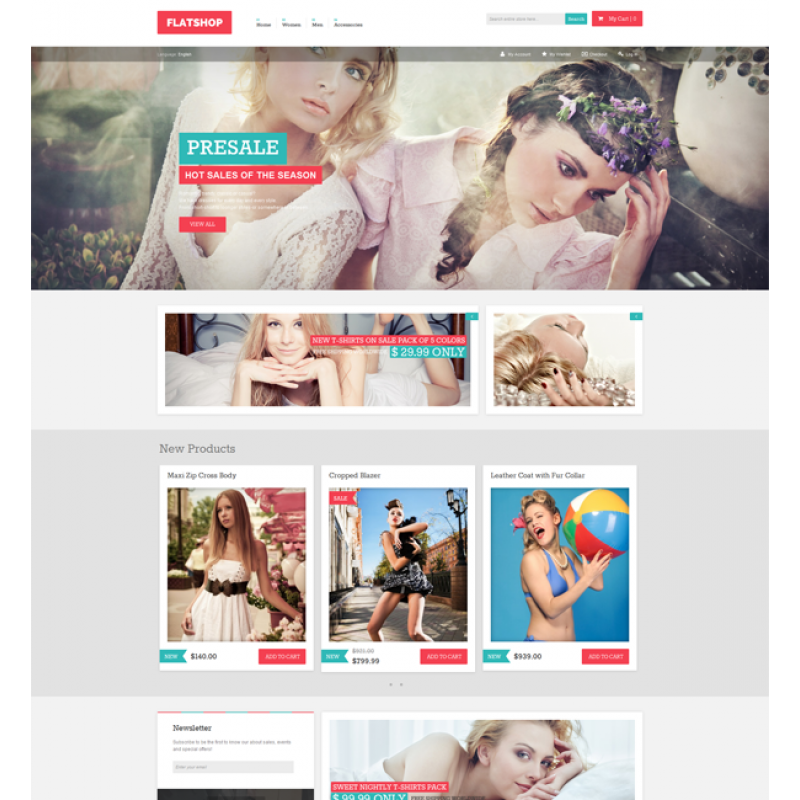 Flatshop - Responsive Magento Theme 
