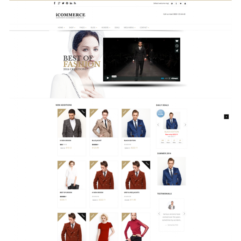 iCommerce Responsive Magento theme 