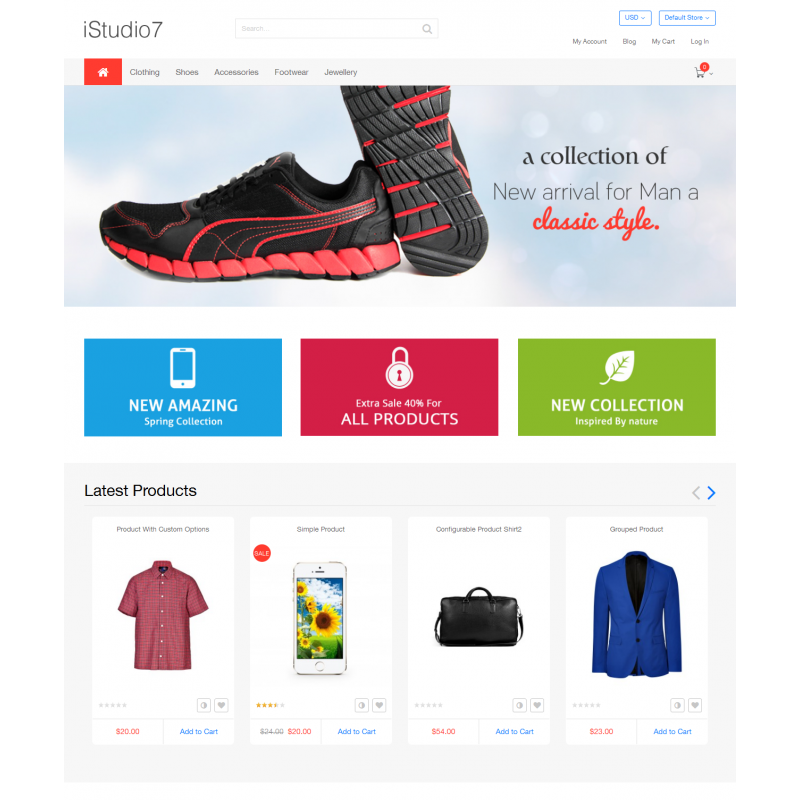 iStudio 7 : Premium Responsive Magento Theme 