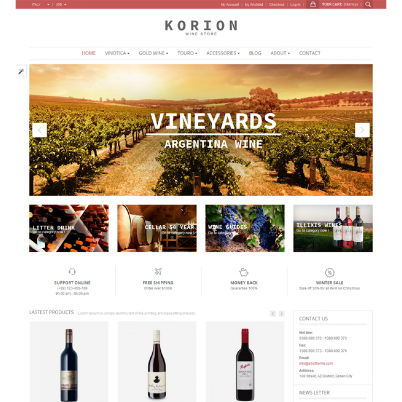 SNS Korion - Responsive Multipurpose Magento Theme 