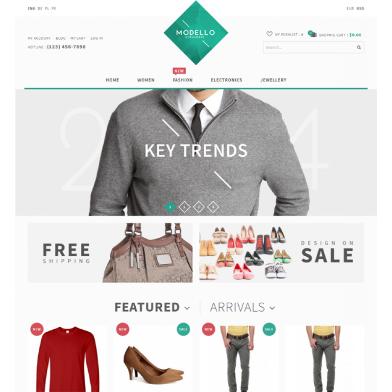 Modello - Multi-Purpose Fluid Responsive Theme 