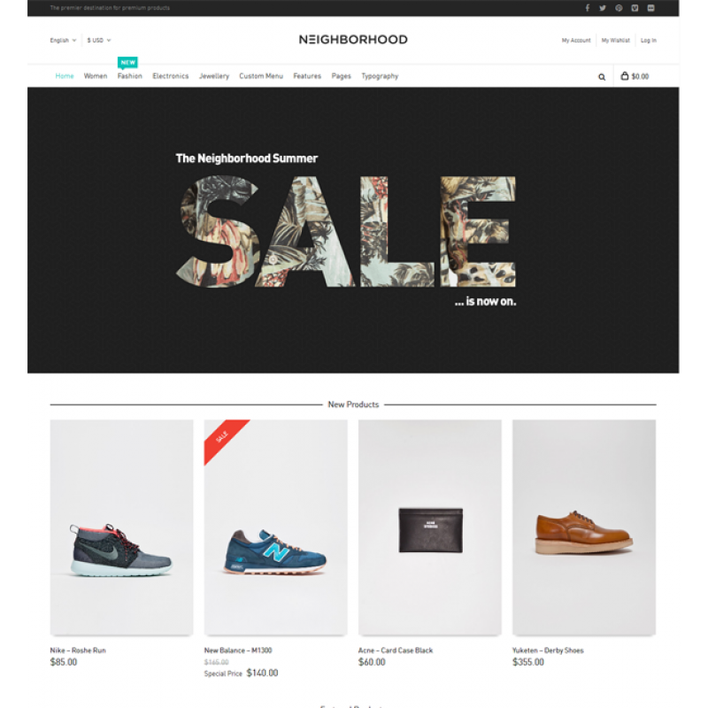  Neighborhood - Ultimate Responsive Magento Theme 