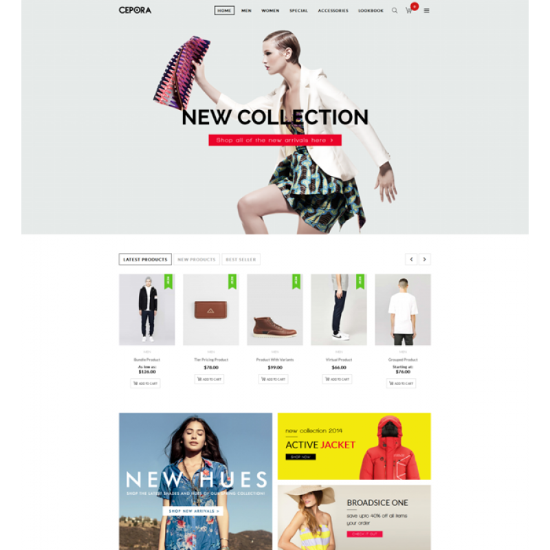 MT Cepora fashion responsive magento theme