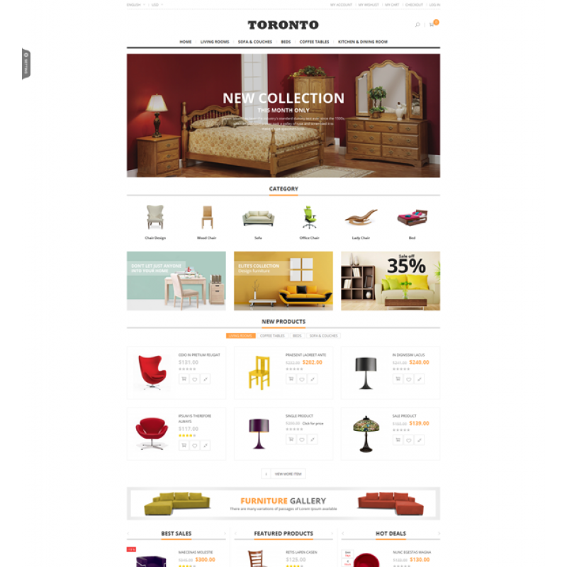 SNS Toronto - Premium Responsive Magento Theme